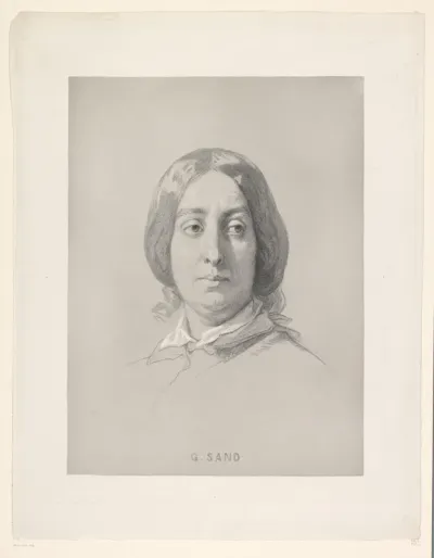 Portret van George Sand