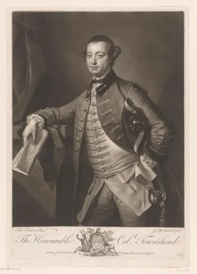 Portret van George Townshend