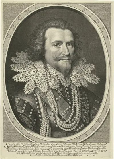 Portret van George Villiers, eerste graaf van Buckingham