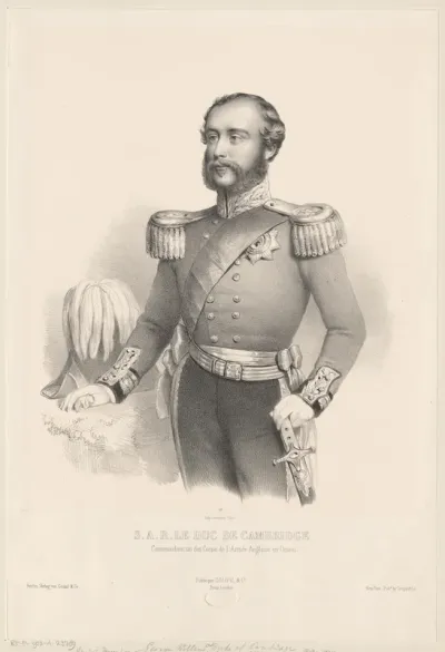 Portret van George William Francis Charles, hertog van Cambridge