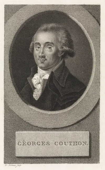Portret van Georges Auguste Couthon, Franse politicus