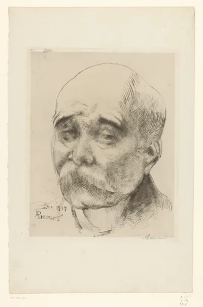 Portret van Georges Clemenceau