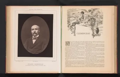 Portret van Georges Eugène Benjamin Clemenceau