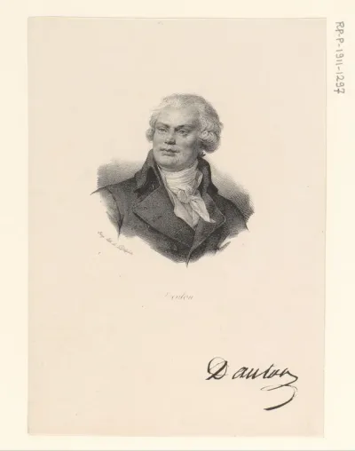 Portret van Georges Jacques Danton