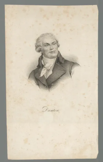Portret van Georges-Jacques Danton