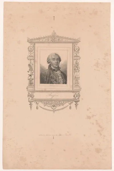 Portret van Georges-Louis Leclerc de Buffon