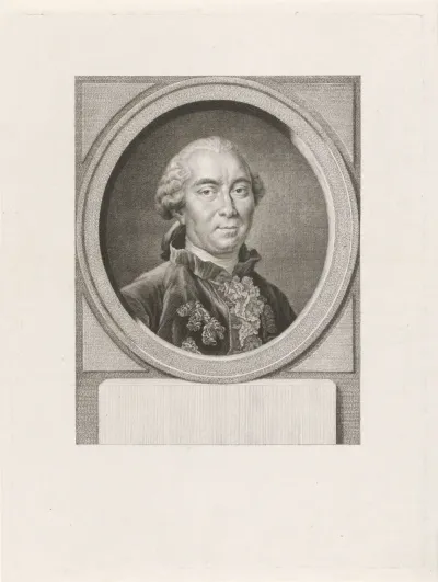 Portret van Georges Louis Leclerc graaf de Buffon
