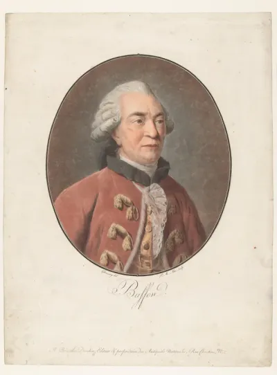 Portret van Georges Louis Leclerc graaf van Buffon