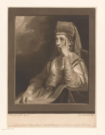 Portret van Georgiana Spencer