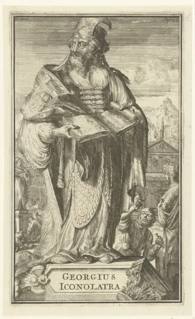 Portret van Georgius Iconolatra