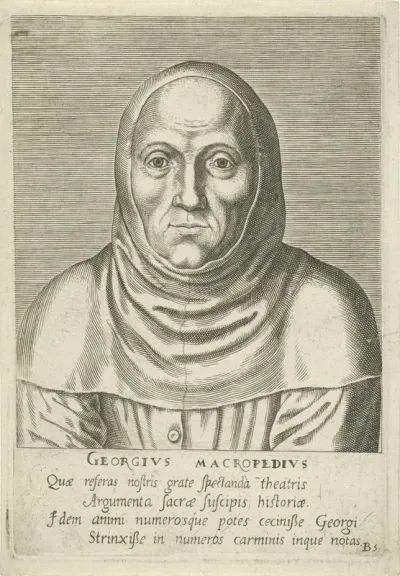 Portret van Georgius Macropedius