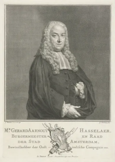 Portret van Gerard Aarnout Hasselaer