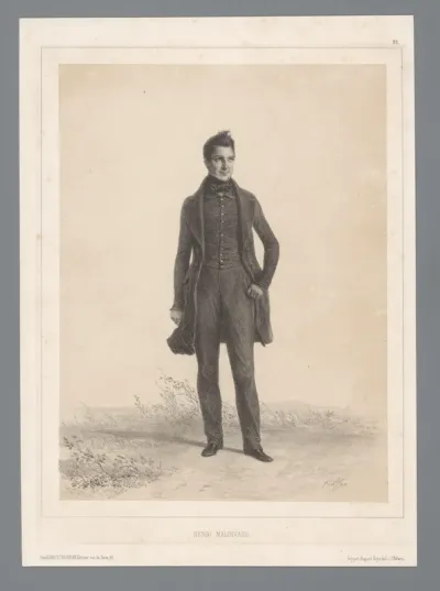 Portret van Gerard Edouard Henri Malinvaud