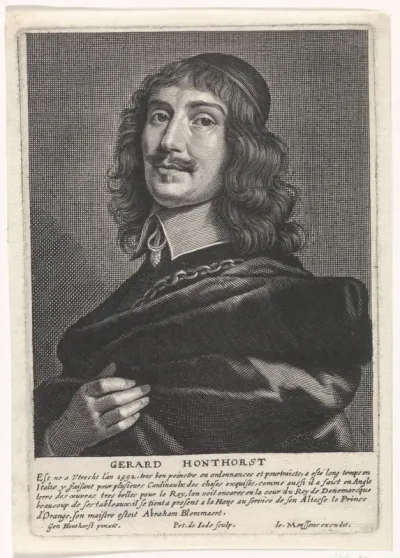 Portret van Gerard Honthorst