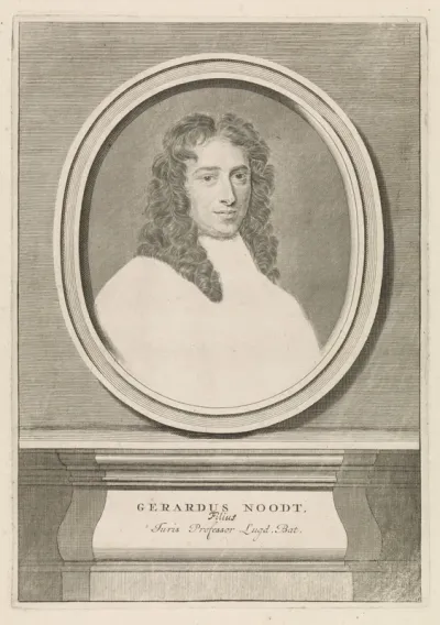 Portret van Gerard Noodt, professor te Leiden