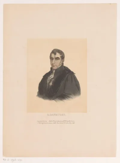Portret van Gerard Sandifort