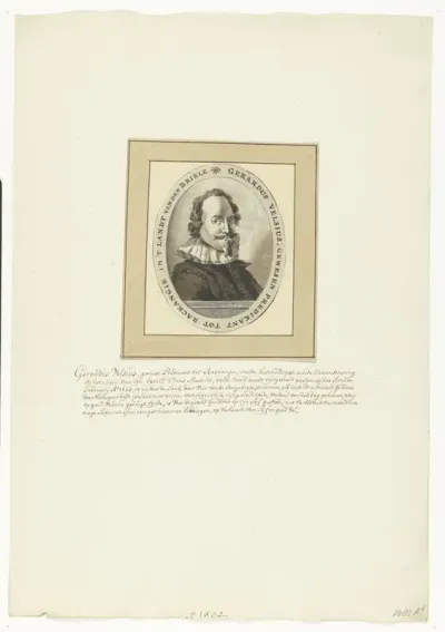Portret van Gerard Velsius, 1623