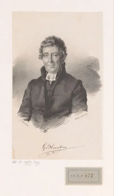 Portret van Gerardus Blaaubeen