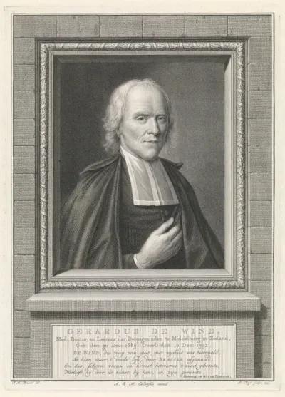 Portret van Gerardus de Wind