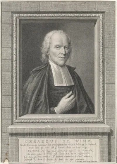 Portret van Gerardus de Wind