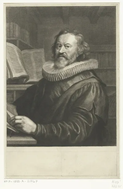 Portret van Gerardus Joannes Vossius