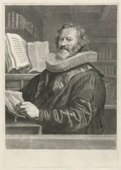 Portret van Gerardus Joannes Vossius