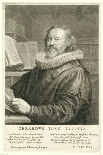 Portret van Gerardus Joannes Vossius