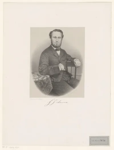 Portret van Gerardus Johannes Simons