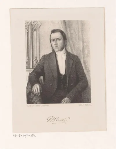 Portret van Gerardus Johannes Vinke