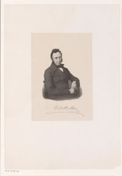 Portret van Gerardus Johannis Mulder