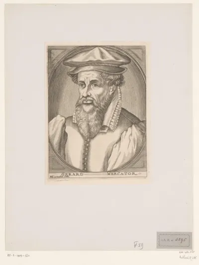 Portret van Gerardus Mercator