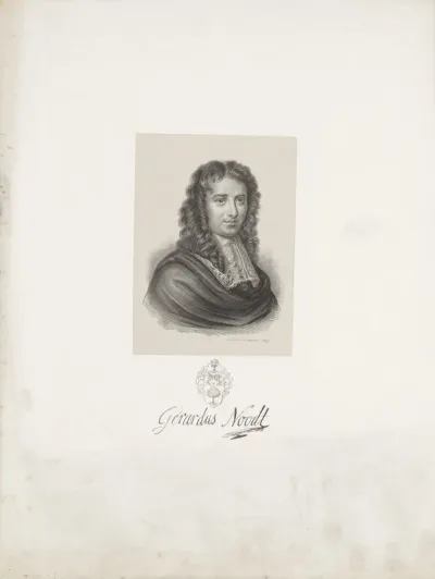 Portret van Gerardus Noodt