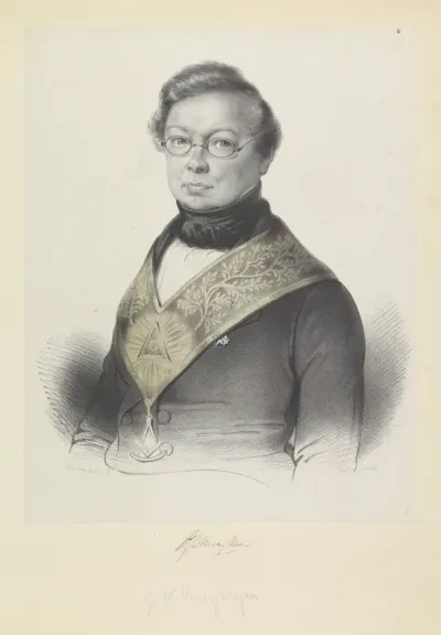 Portret van Gerardus Wouter Verweij Mejan