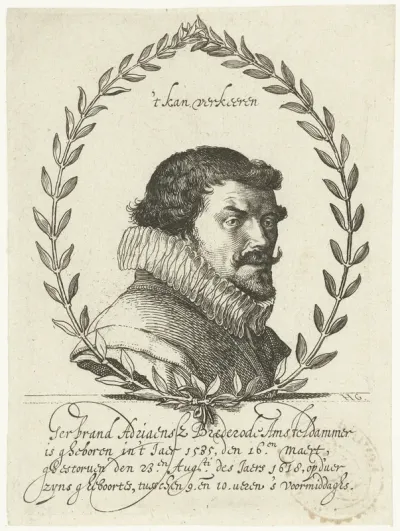Portret van Gerbrand Adriaensz. Bredero