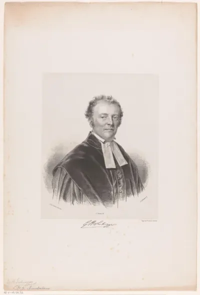 Portret van Gerhard Hendrik Sesbrugger