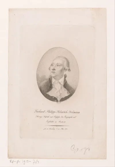 Portret van Gerhard Philipp Heinrich Normann