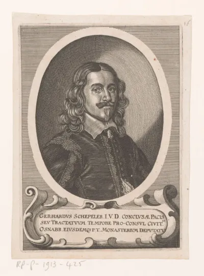 Portret van Gerhard Schepeler