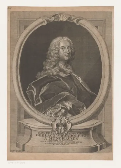 Portret van Gerlach Adolf von Münchhausen
