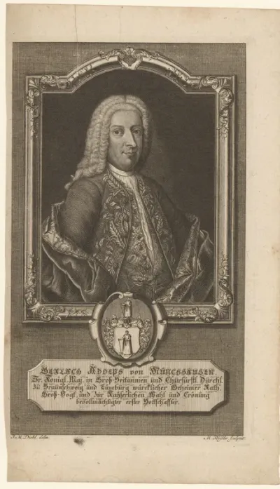 Portret van Gerlach Adolph von Münchhausen
