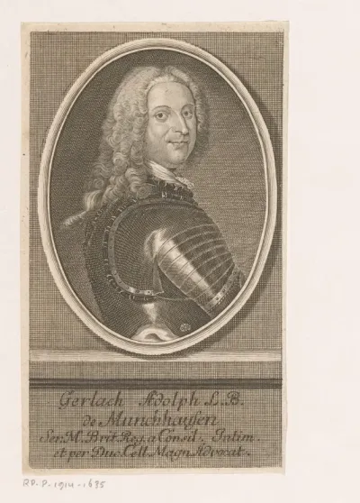 Portret van Gerlach Adolph von Munchhausen