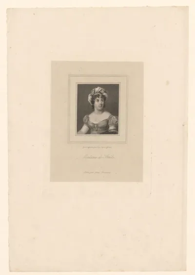 Portret van Germaine de Staël