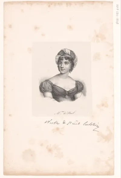 Portret van Germaine de Staël
