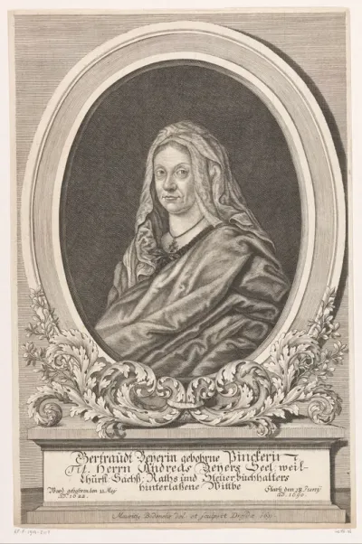 Portret van Gertraud Beyer