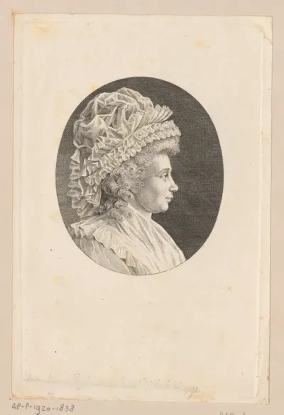 Portret van Gertrude Sarasin