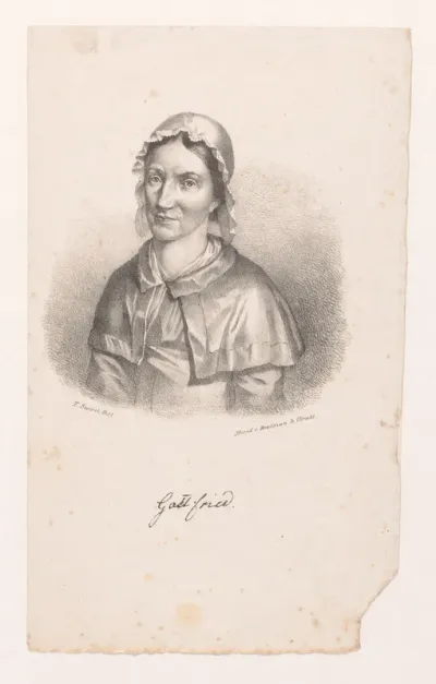 Portret van Gesina Margaretha Gottfried, geboren Timm