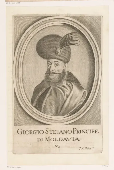 Portret van Gheorghe Duca, prins van Moldavië en Walachije