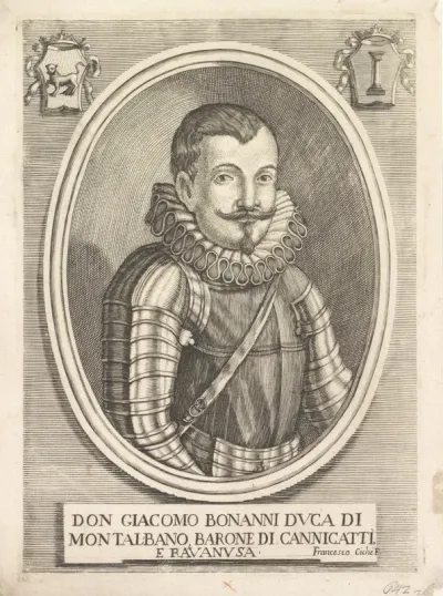 Portret van Giacomo Bonanni, hertog van Montalbano