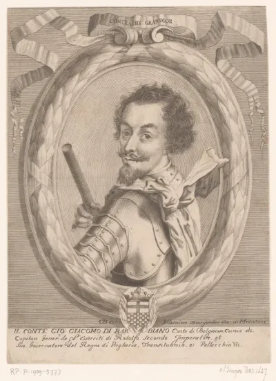 Portret van Giacomo da Barbiano