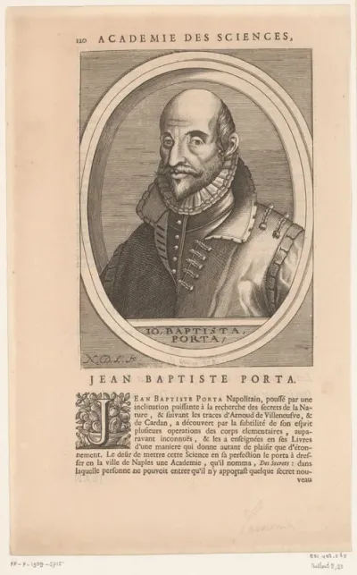 Portret van Giambattista della Porta