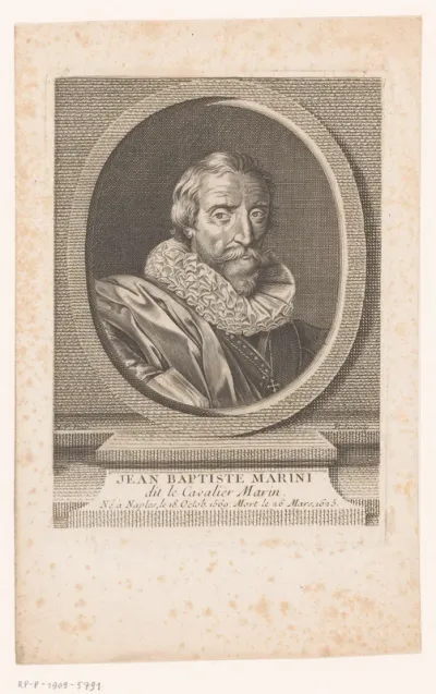 Portret van Giambattista Marino